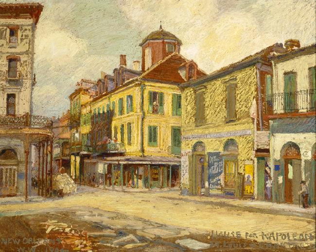 William Woodward St. Louis and Chartres Streets Sweden oil painting art